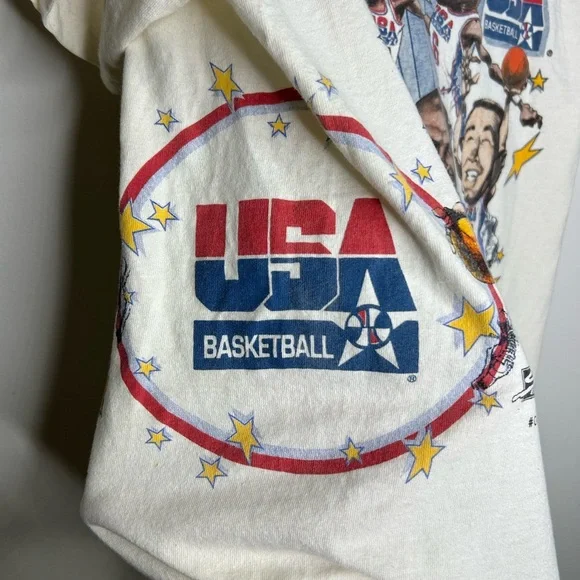 Vintage Cotton 1992 USA Olympic "Dream Team" t-shirt Size Medium Rare - Picture 9 of 10